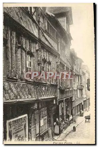 Cartes postales Lisieux Le Manoir de la Salamandre Rue aux Fevres