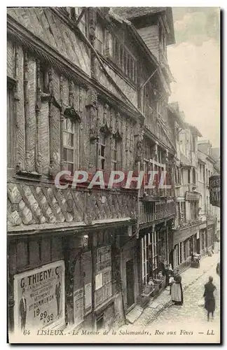 Ansichtskarte AK Lisieux Le Manoir de la salamandre rue aux fevres