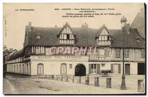 Cartes postales Lisieux Place Hennuyer Friche aux chanoines Tapissier