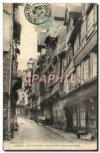 Cartes postales Lisieux Rue Aux fevres une des plus anciennes de lisieux