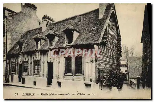 Cartes postales Lisieux Vieille maison normande rue d&#39Orbec