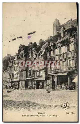 Cartes postales Lisieux Vieilles Maisons place victor hugo