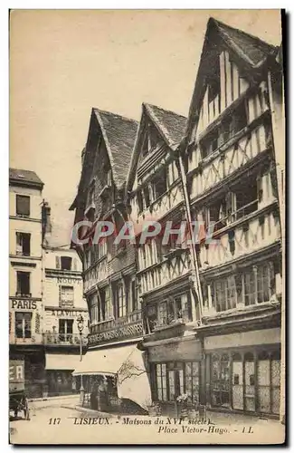 Cartes postales Lisieux Maisons place victor hugo