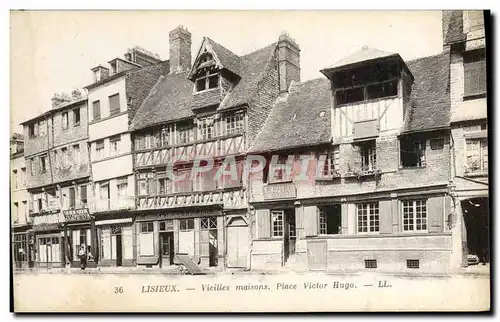 Cartes postales Lisieux Maisons place victor hugo