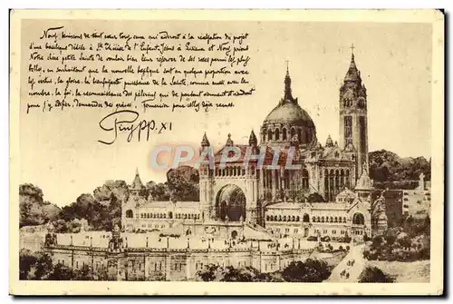 Cartes postales Projet de la basilique de sainte de l'enfant jesus a Lisieux