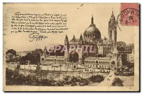 Cartes postales Projet de la basilique de sainte de l&#39enfant jesus a Lisieux