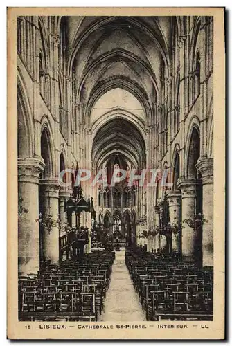 Cartes postales Lisieux cathedrale st pierre