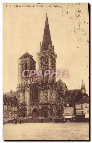 Cartes postales Lisieux cathedrale st pierre