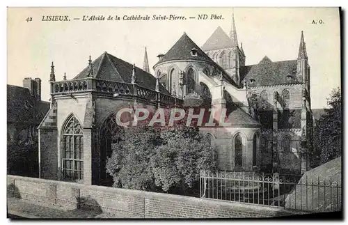 Cartes postales Lisieux L&#39Abside de la cathedrale saint pierre