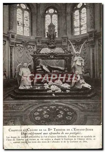 Ansichtskarte AK Chapelle et chasse de la therese de l&#39enfant jesus Lisieux