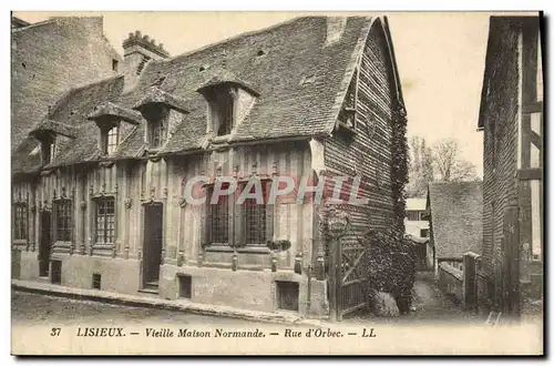 Cartes postales Lisieux Vieilles Maisons normande rue d&#39Orbec