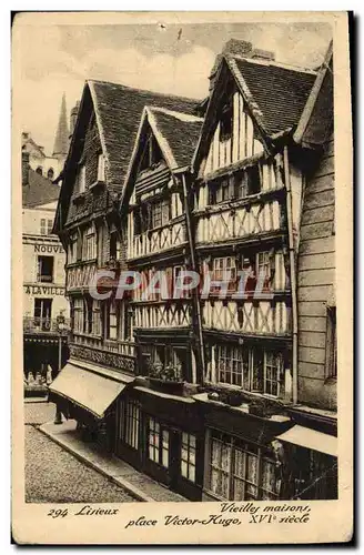 Cartes postales Lisieux Vieilles maisons place victor hugo