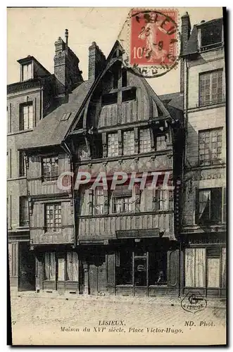 Cartes postales Lisieux Vieilles maisons place victor hugo