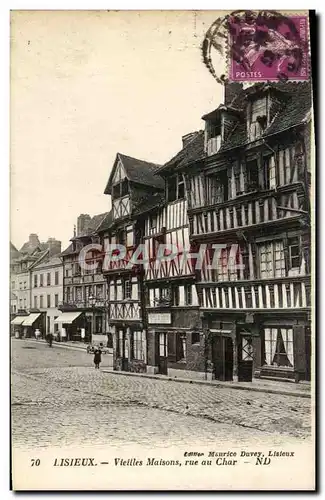 Ansichtskarte AK Lisieux Vieilles maisons rue au char