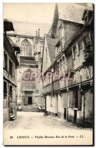 Cartes postales Lisieux Vieilles maisons rue de la paix