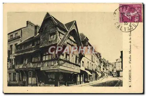 Cartes postales Lisieux Vieilles maisons rue de la paix