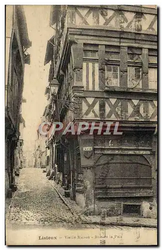 Ansichtskarte AK Lisieux Vieilles maisons rue de la paix