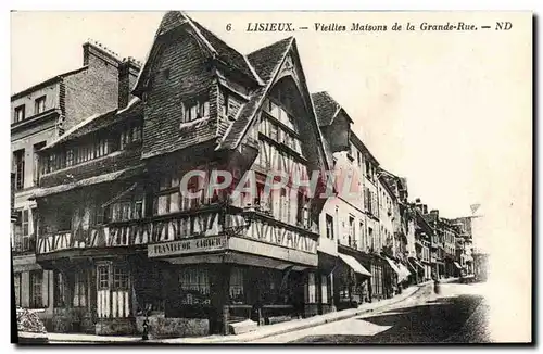 Cartes postales Lisieux Vieilles Maisons de la grande rue