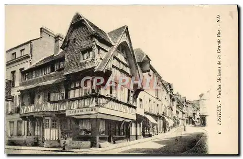 Cartes postales Lisieux Vieilles Maisons de la grande rue