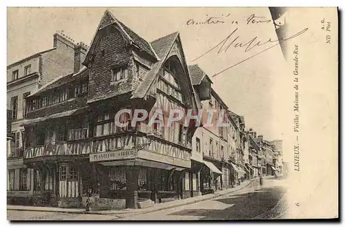 Cartes postales Lisieux Vieilles Maisons de la grande rue