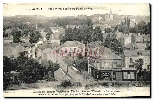 Cartes postales Lisieux Vue generale prise du point de vue