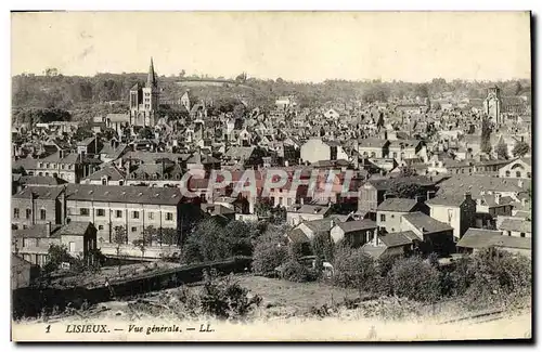 Cartes postales Lisieux Vue generale