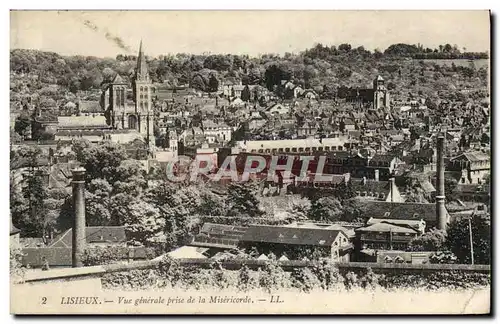 Cartes postales Lisieux Vue generale prise de la misericorde