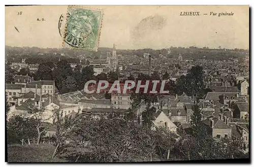 Cartes postales Lisieux vue generale