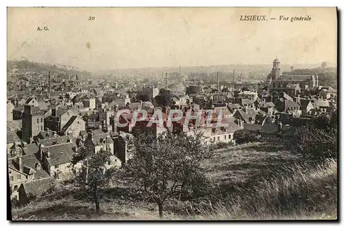 Cartes postales Lisieux vue generale