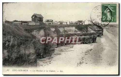 Ansichtskarte AK Luc sur mer les falaises et les chalets