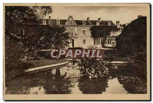 Cartes postales Luc sur mer l&#39hotel de ville et miroir d&#39eau du parc