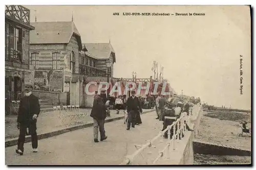 Cartes postales Luc sur mer devant le casino