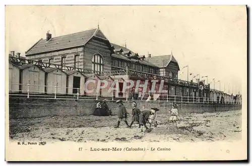 Ansichtskarte AK Luc sur mer le casino Enfants