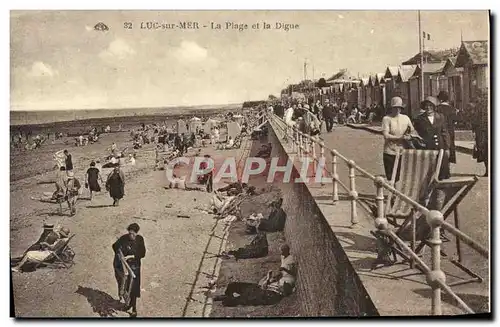 Cartes postales Luc Sur mer la plage et la digue