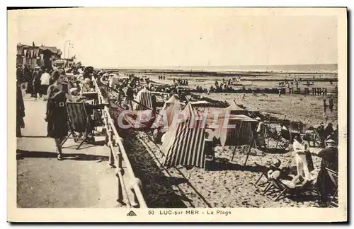 Cartes postales Luc Sur mer la plage