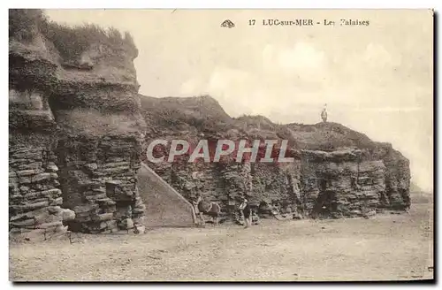 Cartes postales Luc Sur mer les falaises