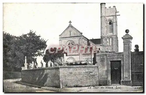 Cartes postales Luc Sur mer La tour du vieux luc