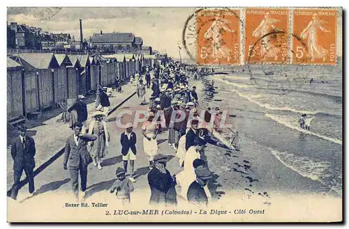 Cartes postales Luc sur mer la digue Cote Ouest