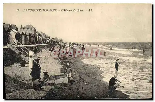 Ansichtskarte AK Langrune sur mer l&#39heure du bain