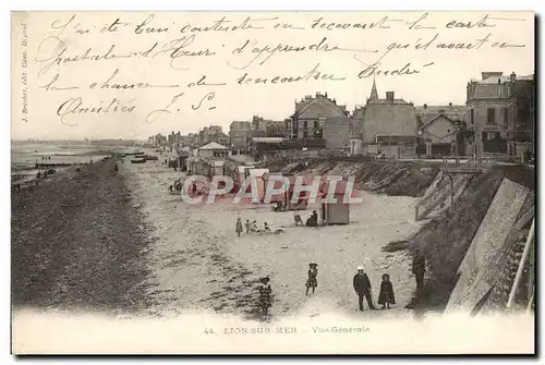 Cartes postales Lion sur mer vue generale