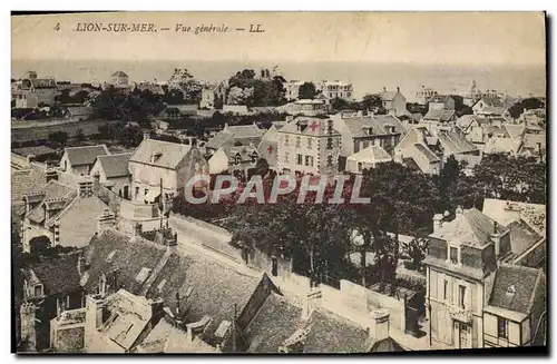 Cartes postales Lion sur mer vue generale