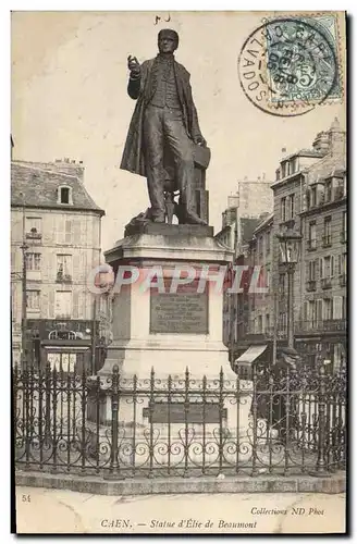 Cartes postales Caen Statue d&#39Elie de Beaumont