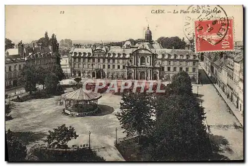 Cartes postales Caen La place de la Republique