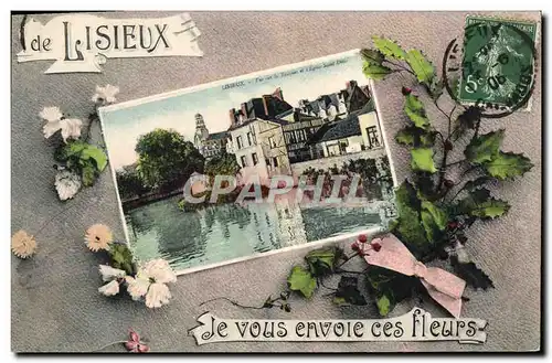 Cartes postales De Lisieux Je Vous envoie ces fieurs