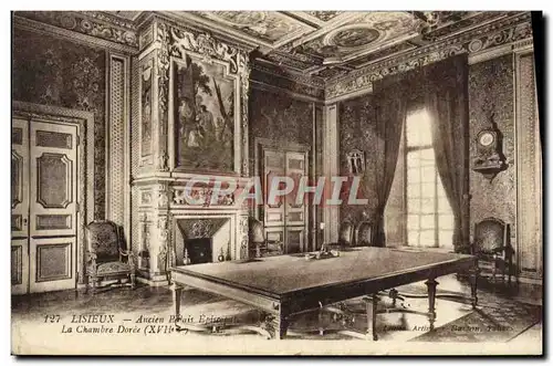 Cartes postales Lisieux Ancien palais episcopal La chambre doree