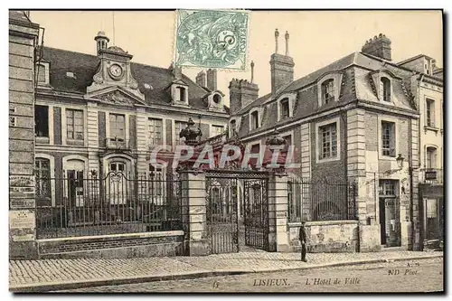 Cartes postales Lisieux L&#39hotel de ville