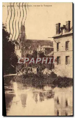 Ansichtskarte AK Lisieux Eglise St Desir vue sur la Touques