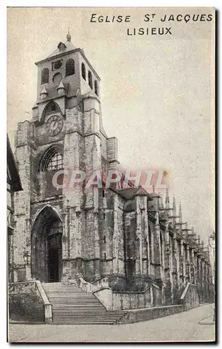 Cartes postales Eglise st jacques Lisieux