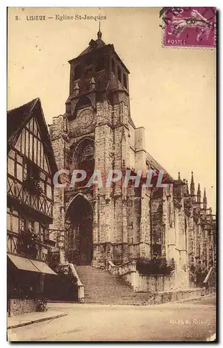 Cartes postales Lisieux Eglise st jacques