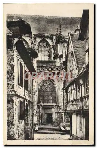 Ansichtskarte AK Lisieux Rue de la paix portail de l&#39eglise saint jacques